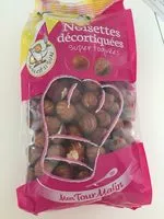 Mängden socker i Noisettes décortiquées