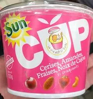 Mängden socker i Cup Cerises, Amandes, Fraises, Noix de Cajou