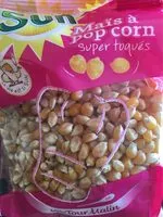 Mängden socker i Mais a pop corn