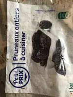 Mängden socker i Pruneau entiers au cuisiner