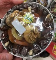 Mängden socker i Assortiments fruits secs