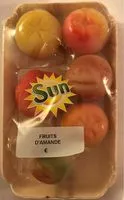 Mängden socker i Fruits d’amande