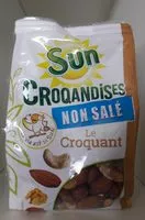 Mängden socker i Croquandises - Mélange de fruits secs non salé