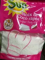 Mängden socker i Noix de coco râpée