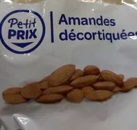 Mängden socker i Amandes décortiquées