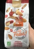 Mängden socker i Amandes, cramberries , noix de coco et du bresil