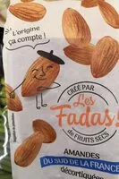 Mängden socker i Amandes décortiquées