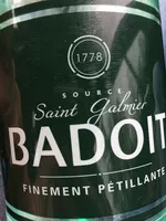 Mängden socker i Badoit