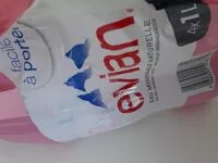 Mängden socker i Evian 4X1ltr