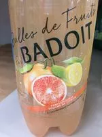 Mängden socker i Badoit bulles de fruit