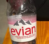 Mängden socker i Evian eau mineral naturelle
