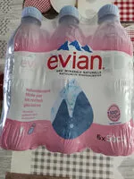 Mängden socker i Evian eau