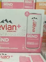 Mängden socker i Evian+ Sparkling