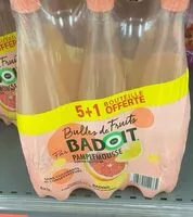 Mängden socker i Badoit pamplemouse