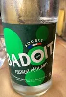 Mängden socker i Badoit