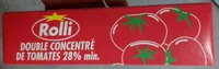 Mängden socker i Double concentré de tomates 28 % min.