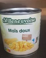 Mängden socker i Maïs doux