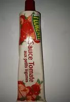 Mängden socker i Sauce tomate aux petits legumes