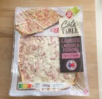 Mängden socker i Flammekueche lardons & oignons