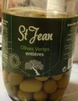 Mängden socker i Olives vertes entières