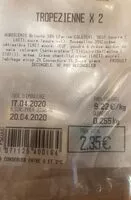 Mängden socker i Tropézienne