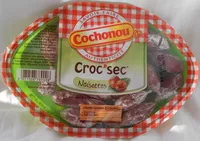 Mängden socker i Croc'sec Noisettes