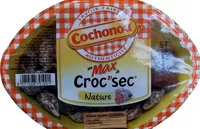 Mängden socker i Cochonou croc'sec nature