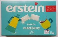 Mängden socker i Erstein morceau boite 1kg - gamme courants