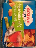 Mängden socker i Erstein morceau pure canne boite 1kg - gamme speciaux