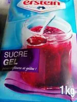 Mängden socker i Erstein sucre gel lot
