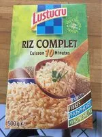Mängden socker i Riz Complet, 500 Grammes, Marque Lustucru