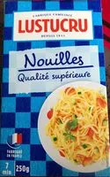 Mängden socker i Lustucru Malin Nouilles 1Kg