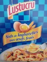 Mängden socker i Nids de tagliatelles aux œufs frais