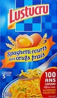 Mängden socker i Spaghetti courts aux œufs frais