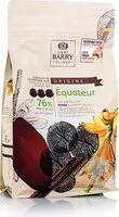 Mängden socker i Chocolat de couverture noir