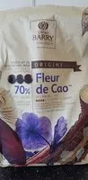 Mängden socker i Chocolat de couverture noir