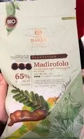 Mängden socker i Madirofolo Bio Millésime 2013 (noir, Cacao 65 %) Boite 1KG