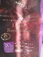 Mängden socker i Chocolat de couverture au lait
