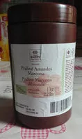 Mängden socker i praline amandes marcona