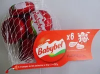 Mängden socker i Mini Babybel (23 % MG) x 6