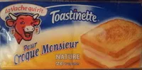 Mängden socker i Toastinette Pour Croque Monsieur Nature (19 % MG) 20 tranches
