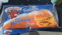 Mängden socker i Toastinette pour Hamburger au Cheddar