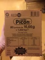 Mängden socker i Vache Picon 19,50 %
