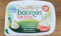 Mängden socker i Boursin tartine