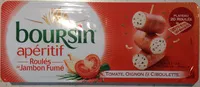 Mängden socker i Boursin roules tom basilic