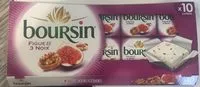 Mängden socker i Boursin® Figues et 3 Noix Portion x10