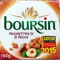 Mängden socker i Boursin® Trio de noix