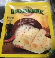 Mängden socker i Leerdammer Schwarzer Pfeffer - Chili