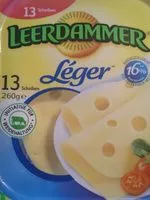 Mängden socker i Leerdammer Léger