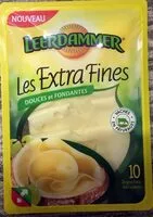 Mängden socker i Leerdammer Extra Fines Originales douces et fondantes 10 tranches